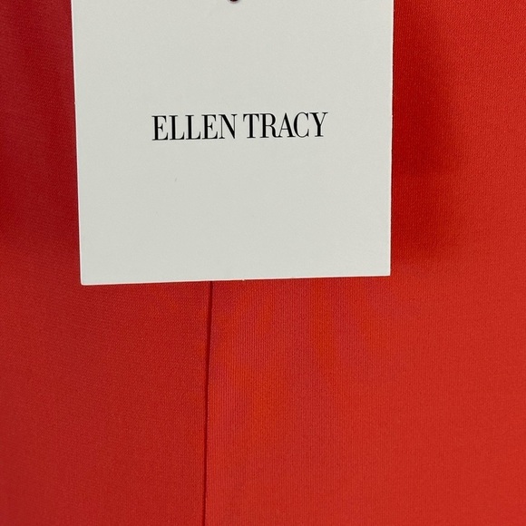 Ellen Tracy Sleeveless Cut Out Knot Neck Mini Dress - Coral Pink - size XSmall - Picture 10 of 11